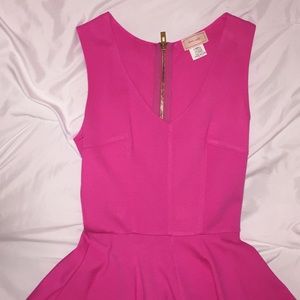 Pink Flowy Dress